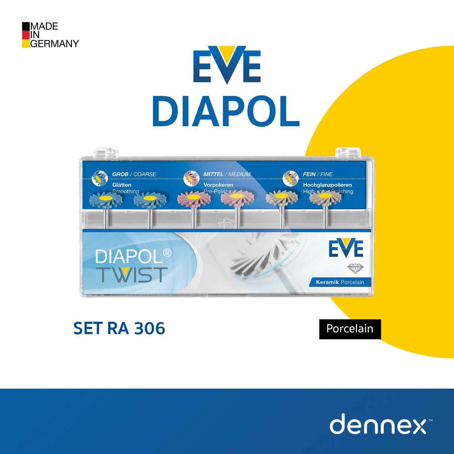 ชุดหัวขัด EVE DIAPOL TWIST Set RA 306