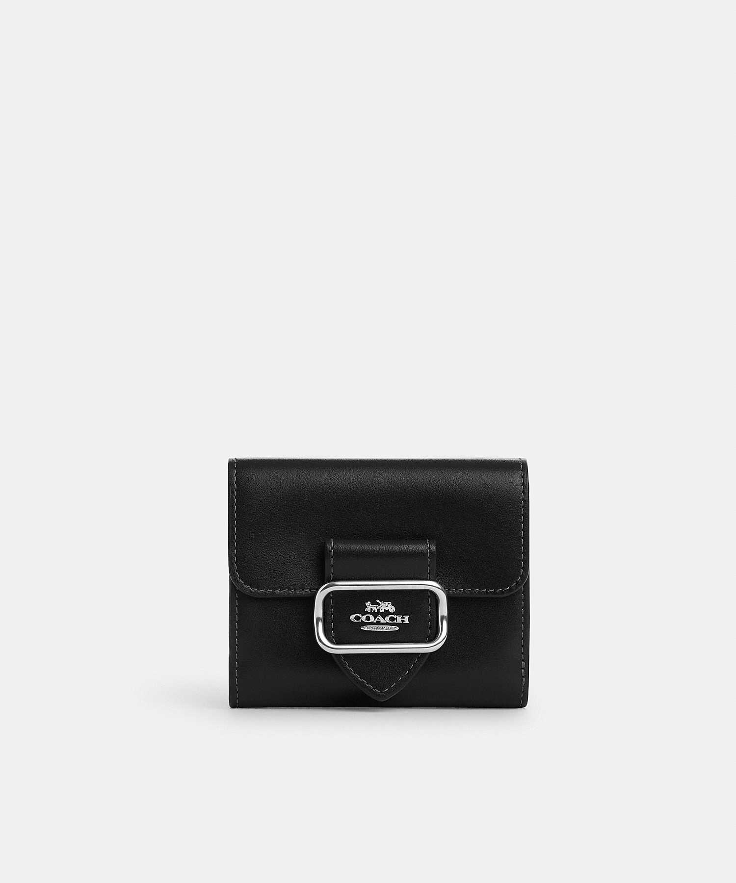 COACH SMALL MORGAN WALLET CP461 SV/BK
