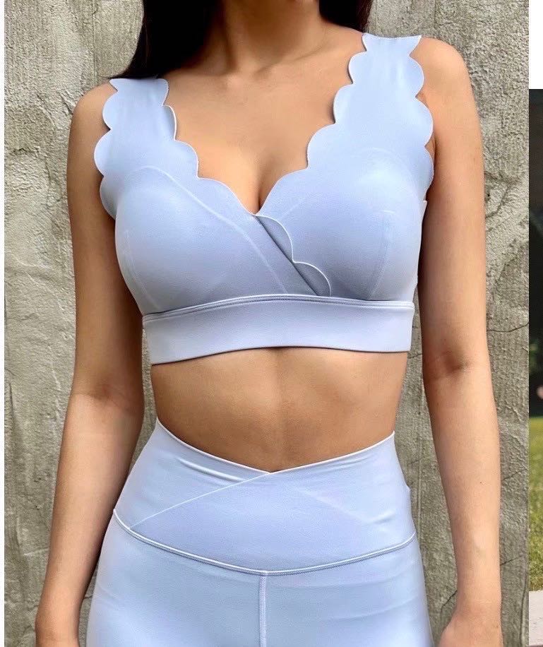 WISKII SOUFFLÉ SPORTS BRA - HEAVENLY BLUE