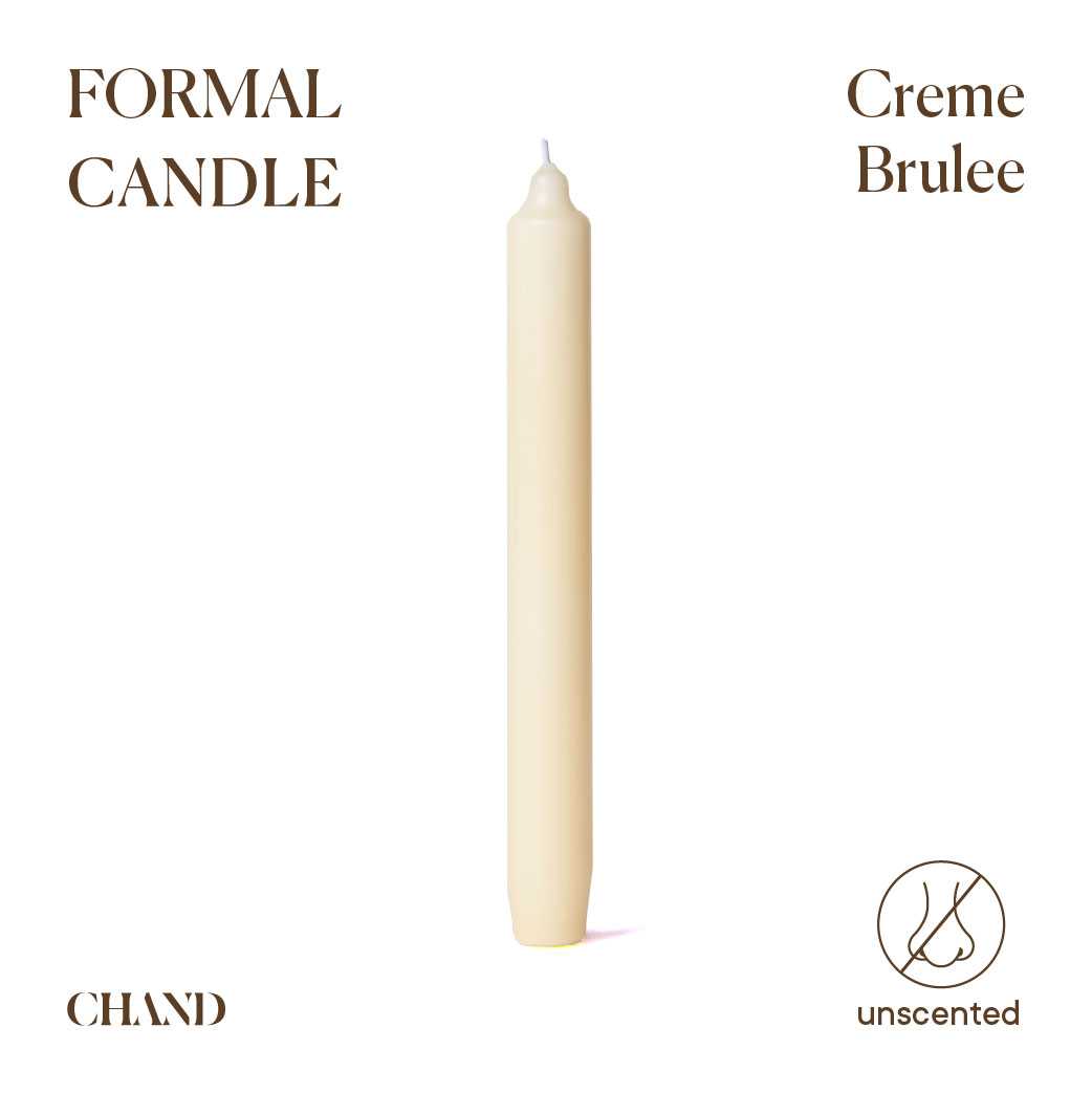 Creme Brulee Formal Candle