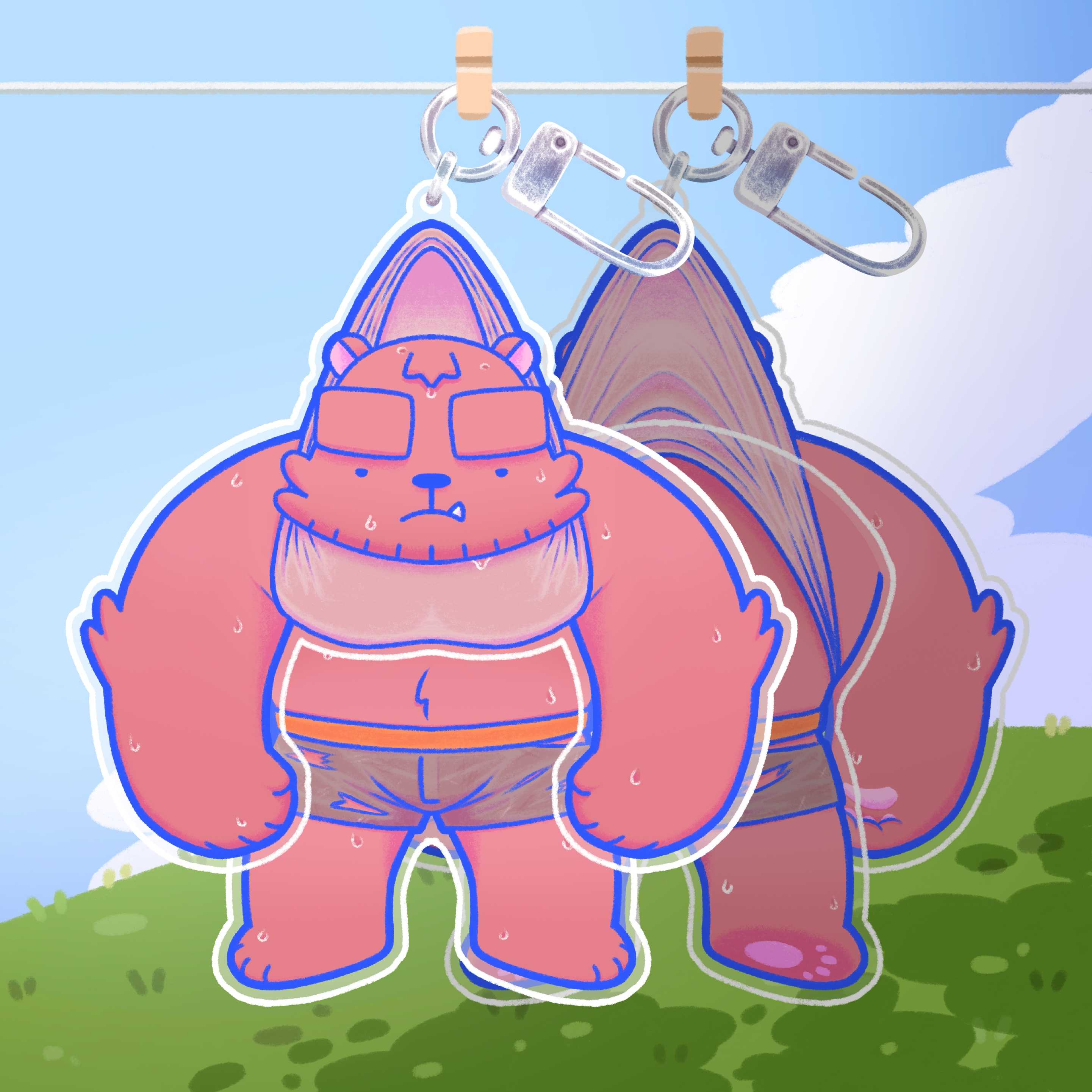 Laundry day Keychain BF