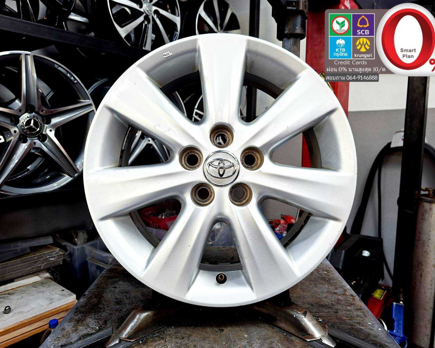 ขายล้อเปล่า Altis ขอบ 15 ใส่ Toyota ได้ทุกรุ่นที่เป็น 5 รู 100 หน้าหลังกว้าง 6 J ET 33.    2054968