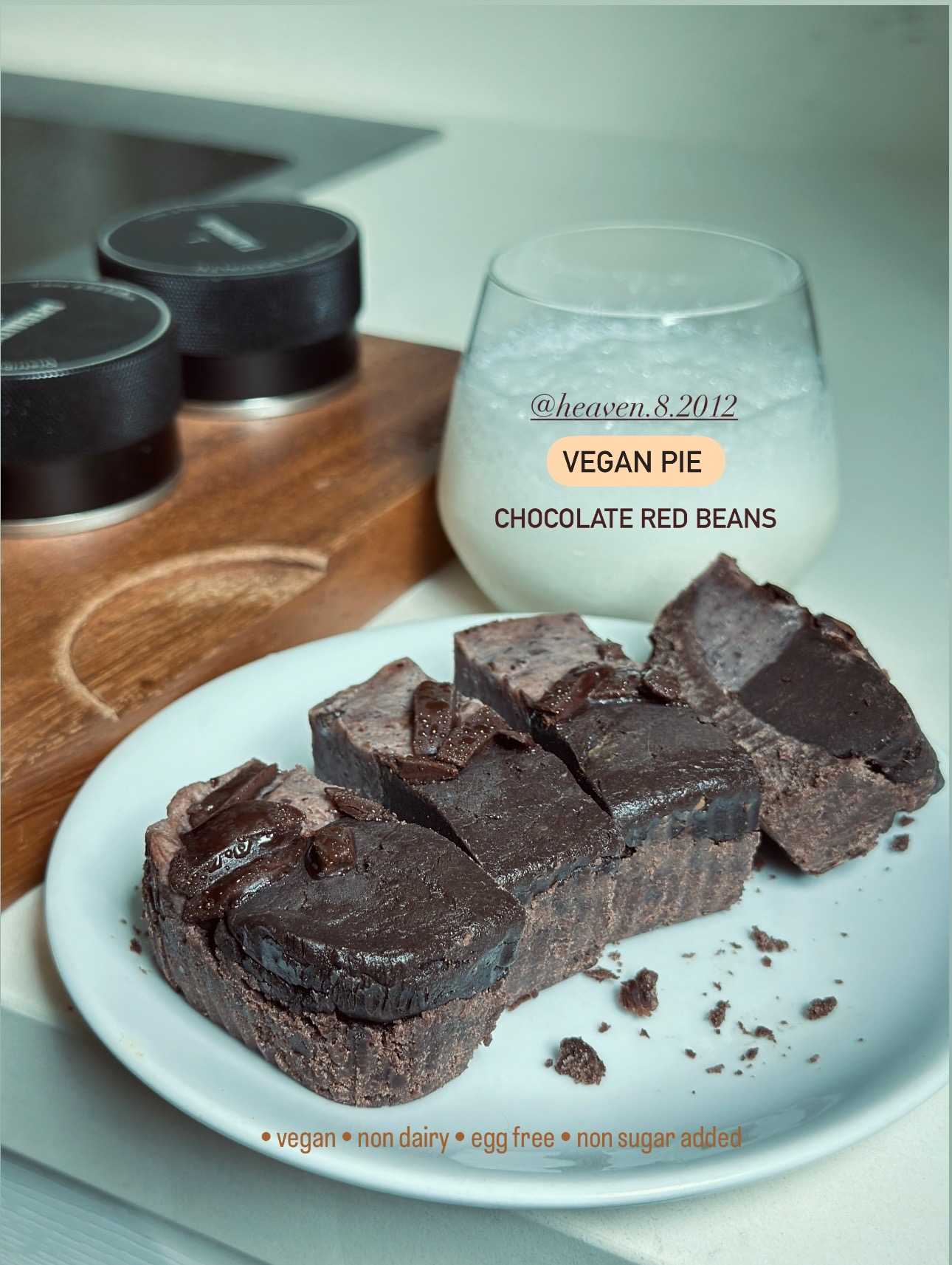 Heaven8 - Vegan pie รส Red beans & chocolate (Pre-order)