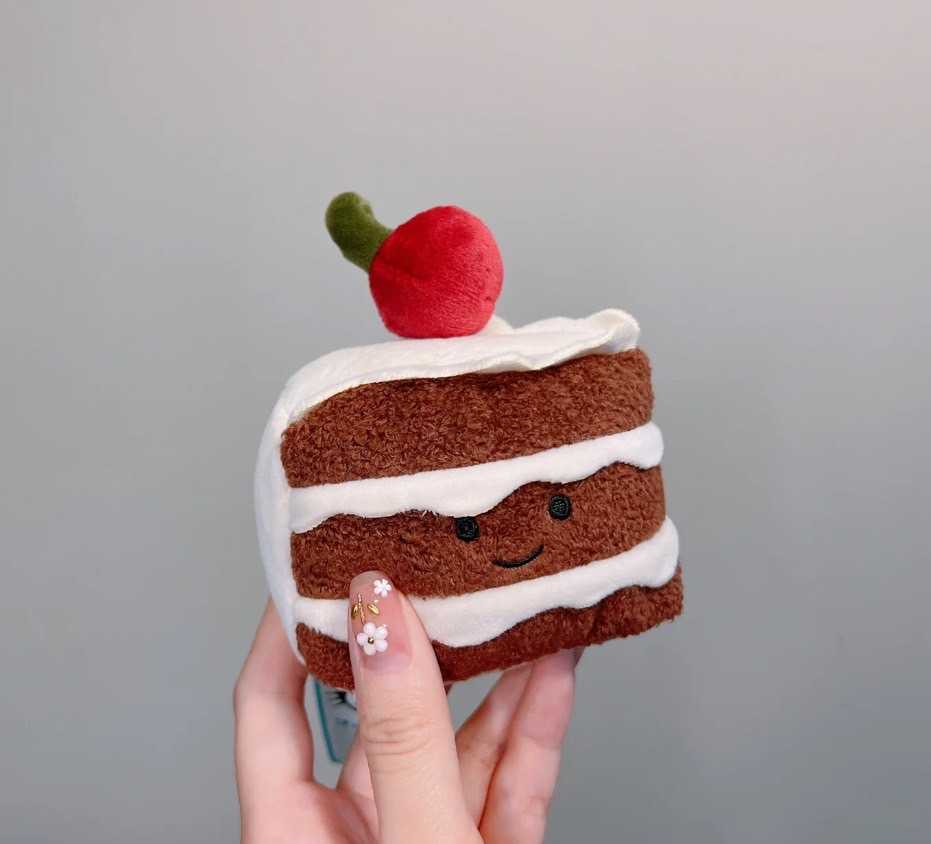 JELLY CAT CHOCOLATE CAKE SLICE PLUSH 