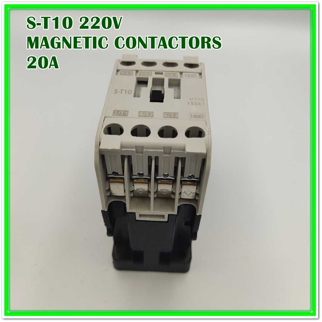 MODEL: S-T10 MAGNETIC CONTACTOR แมกเนติก คอนแทกเตอร์ COIL: 22OVAC AC-3