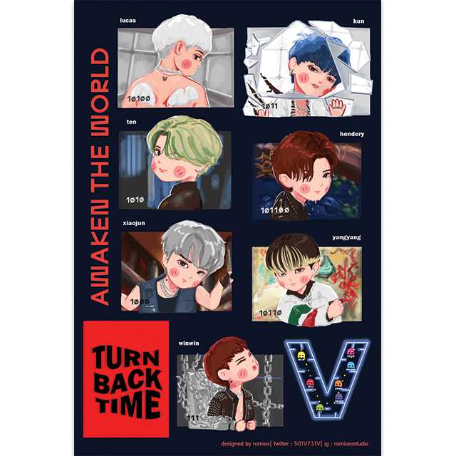 STICKER - WAYV TBT Hologram