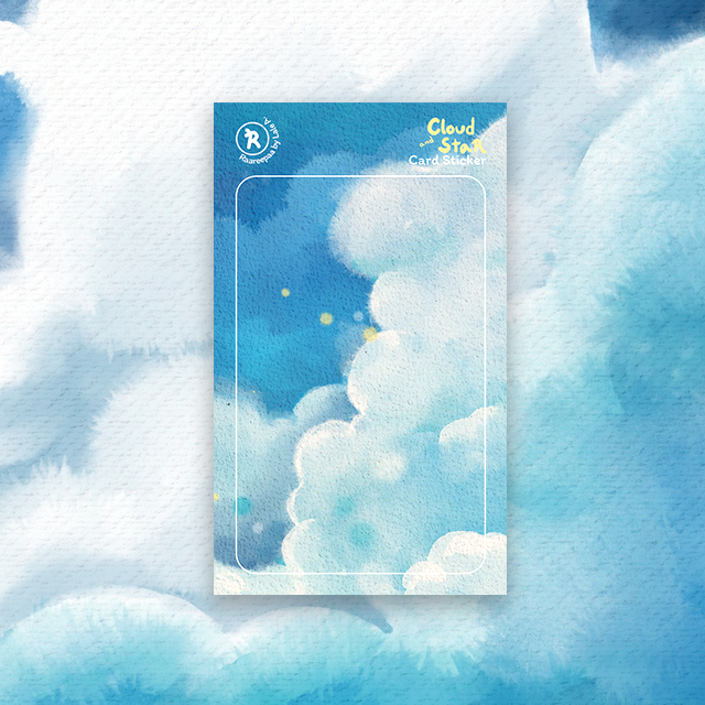 Sticker Card : Cloud and StaR - Cloud 04