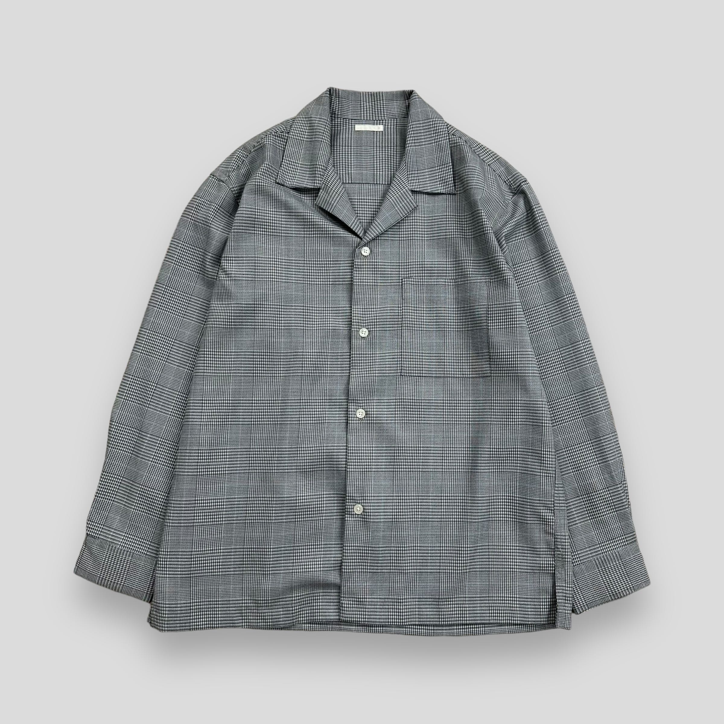 GU OPEN COLLAR POCKET SHIRT