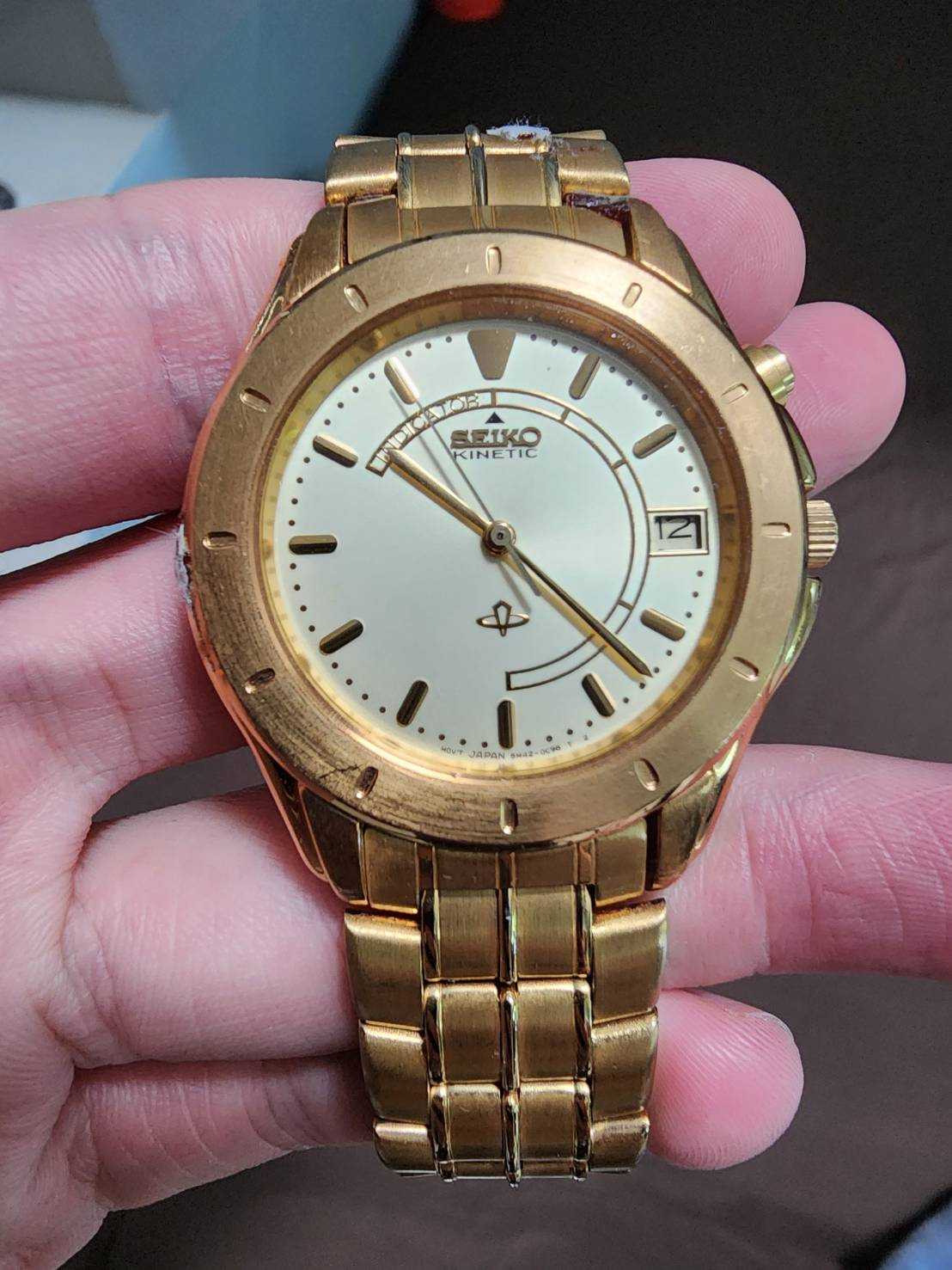นาฬิกา SEIKO เดิมๆ เก่าเก็บ รุ่นเก่า หายาก ของใหม่ สวย เรือนสีทอง พร้อมใช้งาน