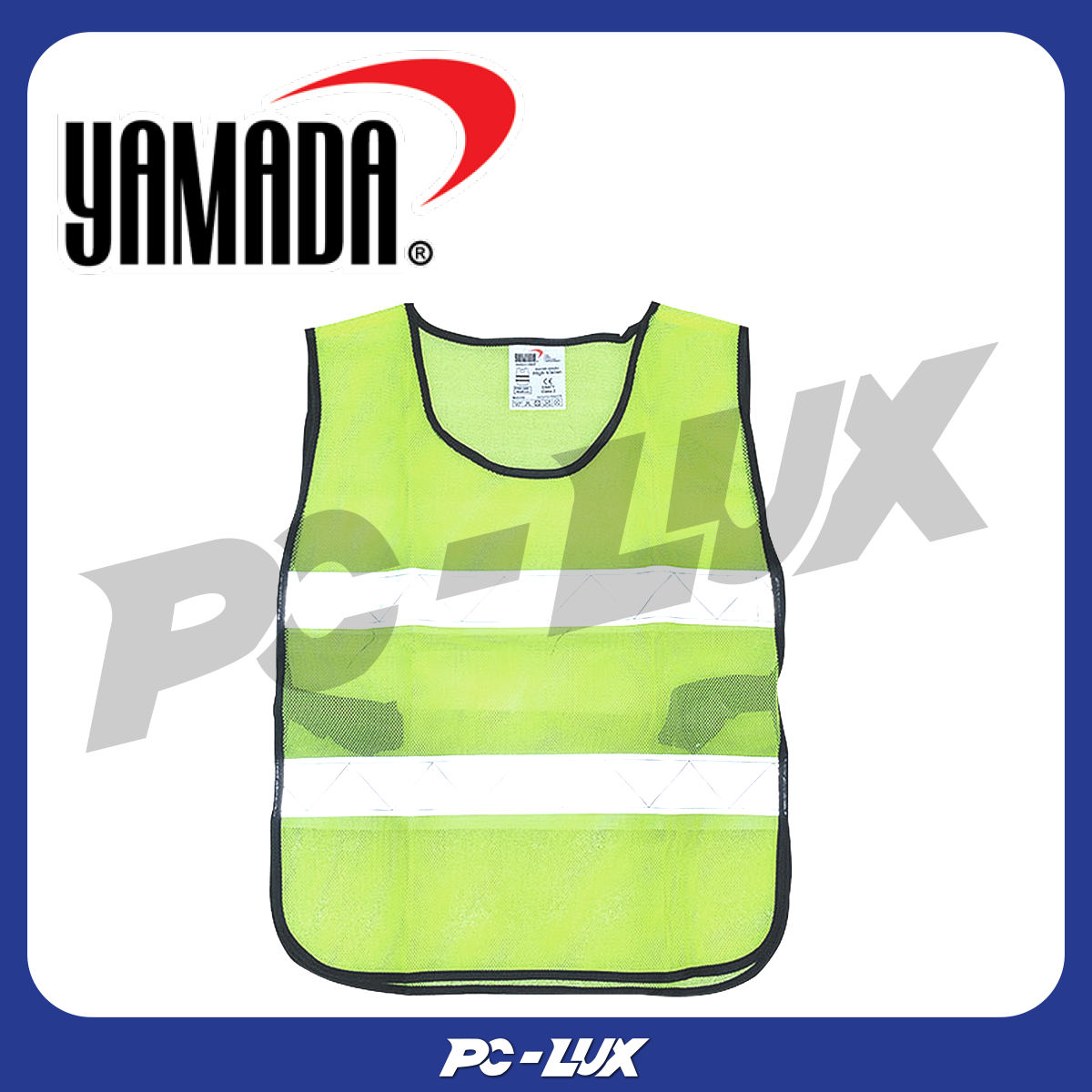 YAMADA เสื้อจราจร 2 เเถบ สีเขียว รุ่น GR-6045 / สีส้ม รุ่น OR-6045