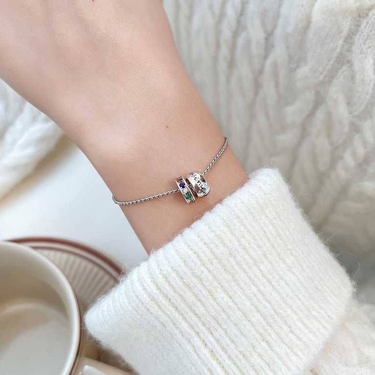 [พร้อมส่ง] ⛓️สร้อยข้อมือพร้อมชาร์มน่ารัก สวยหรู ดูแพง | QG005