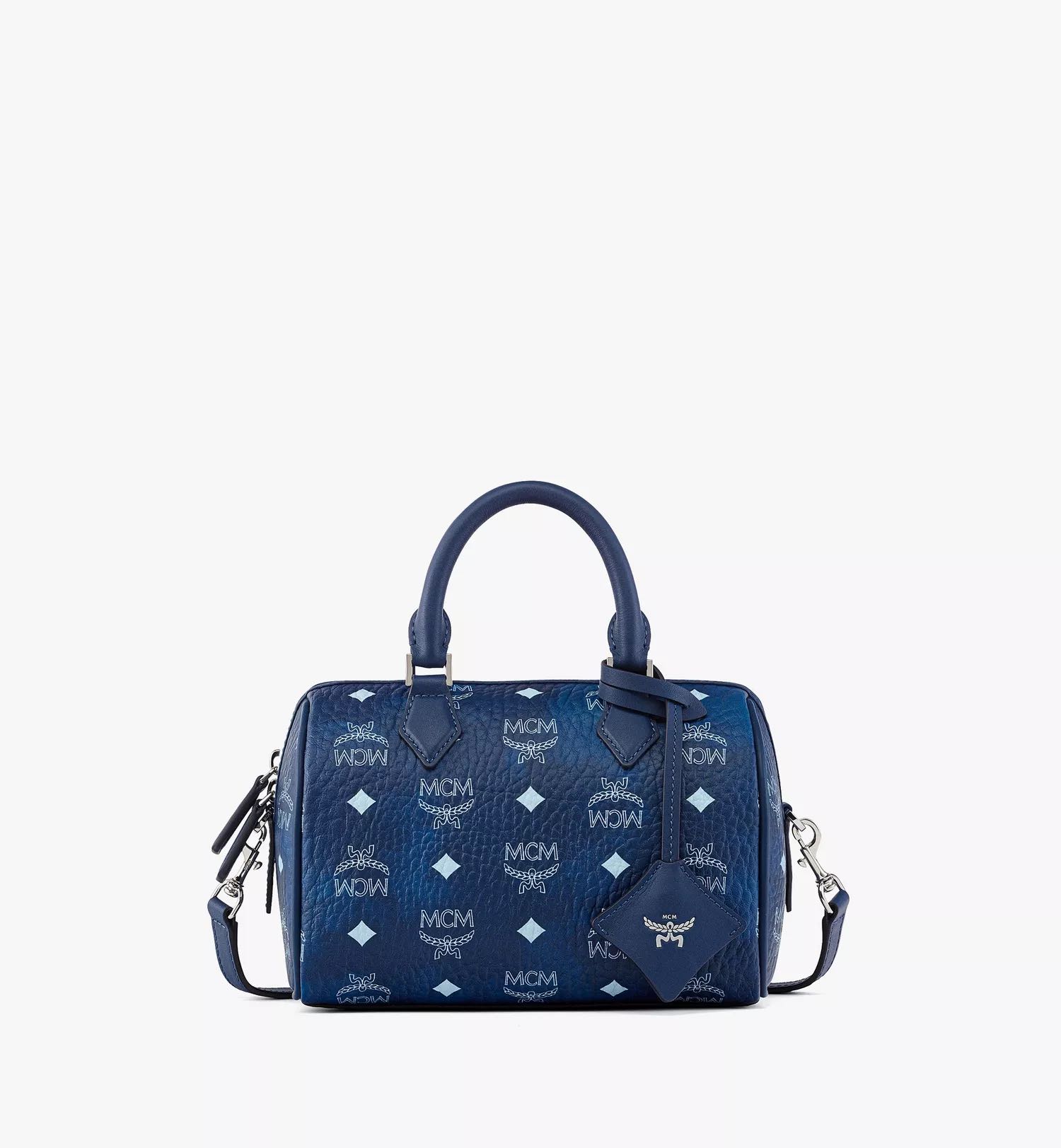 SMALL ELLA BOSTON BAG IN VISETOS