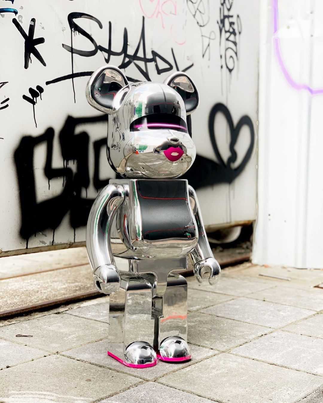 Be@rbrick Sorayama 2g silver 1000%