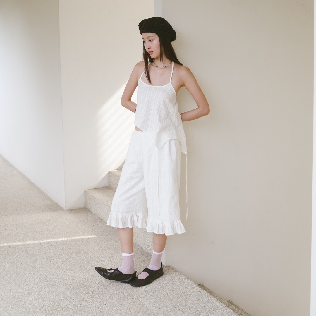 Mona Capri Pants (white)