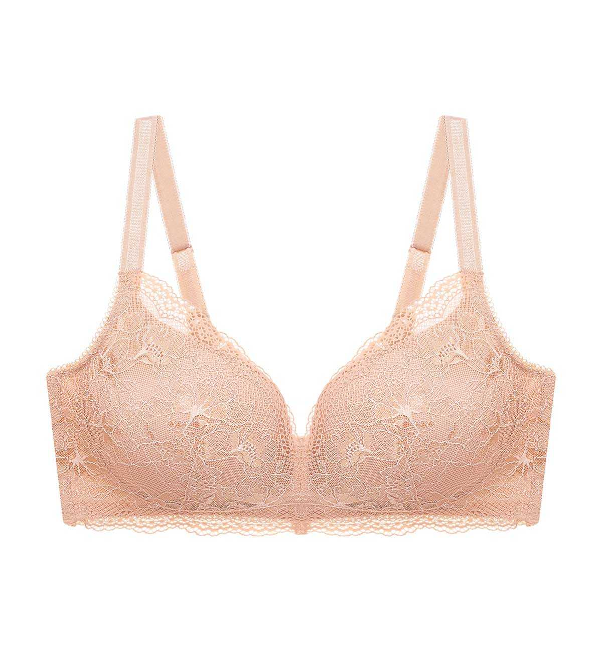 One Price Triumph 10218459 Natural Elegance Delicate P-R 7747 เสื้อชั้นในรูปแบบไม่มีโครง สีเนื้อ