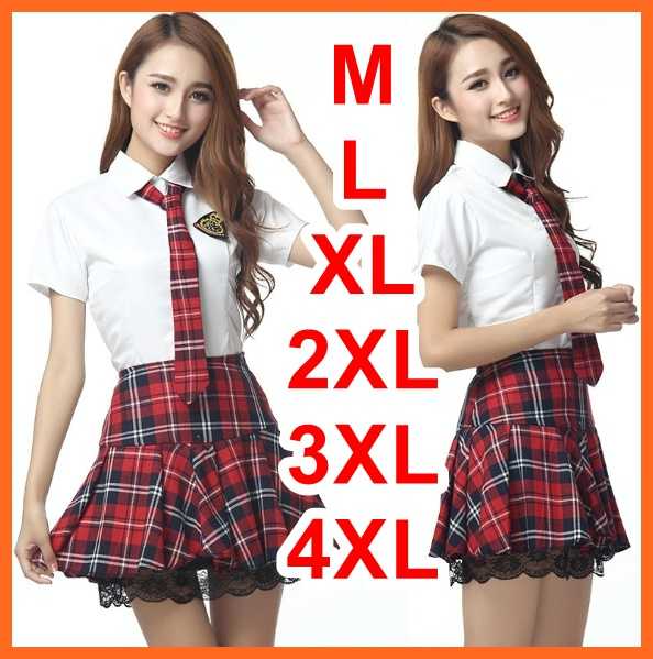 พร้อมส่ง🌲ชุดนักเรียนญี่ปุ่น M-7XL เน็คไทค+เข็มโรงเรียน+เสื้อ+กระโปรง พร้อมส่ง