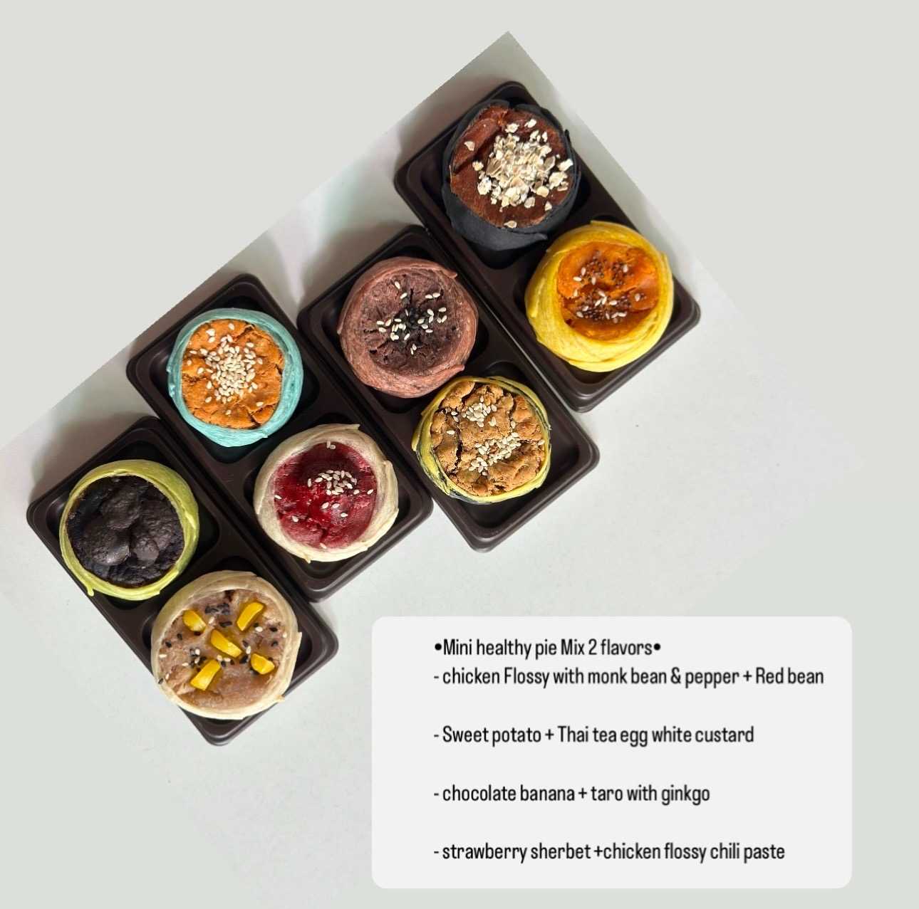 Heaven8 - Mini healthy pie Mix 2 flavors รสต่าง ๆ แจ้งรสทางโน้ต (Pre-order)
