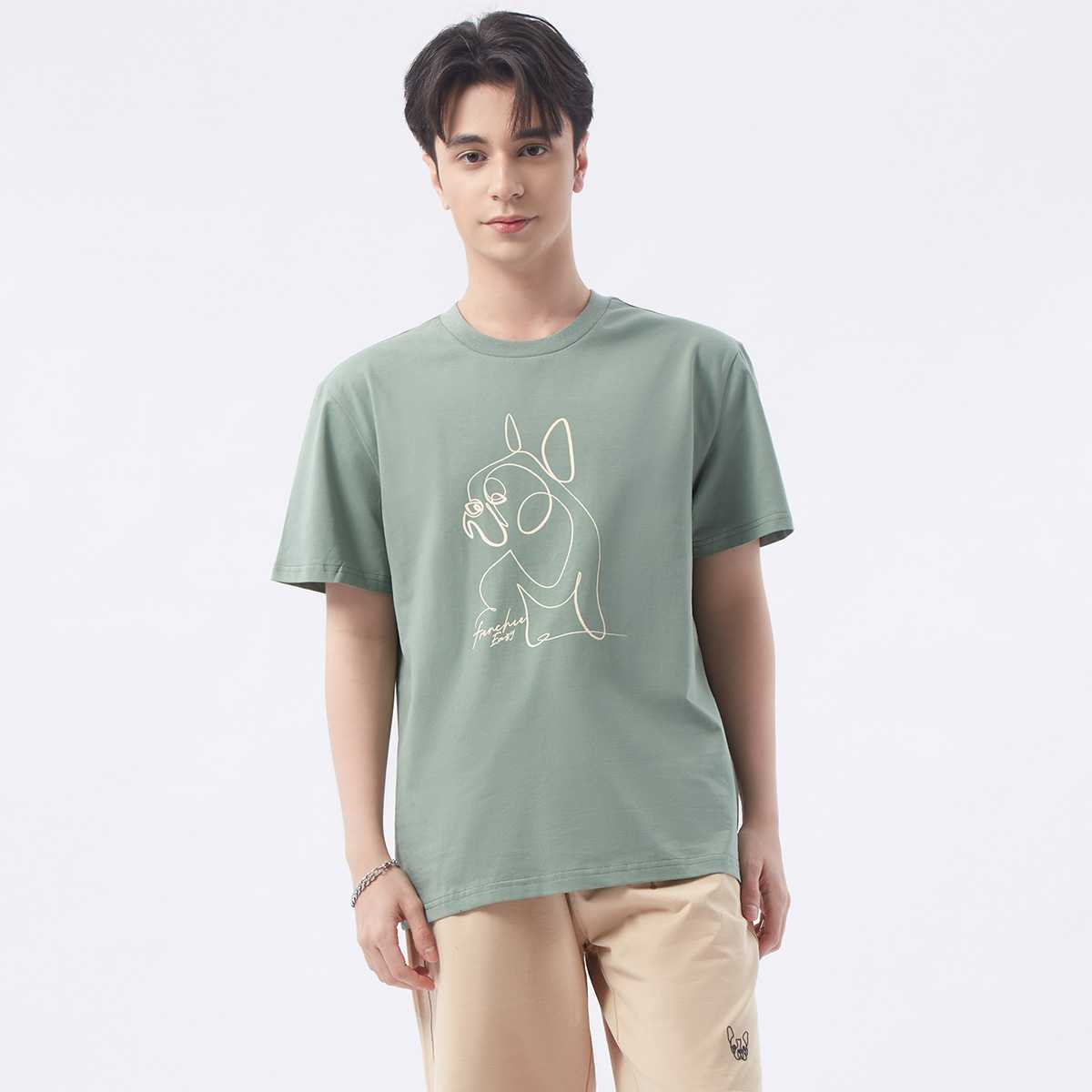 เสื้อทีเชิ้ตลายเฟรนช์ชี่ อีซี่ | Frenchie Eazy Tee Shirt | 04012