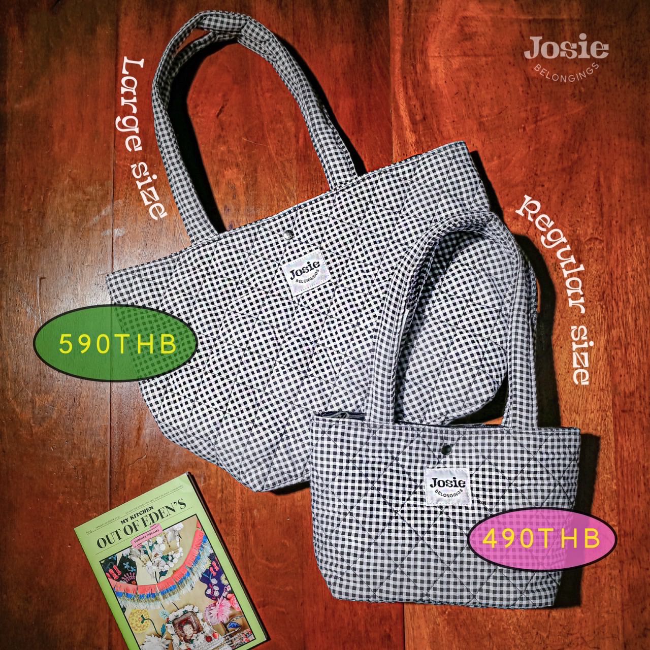 Shoulder bag Black basket