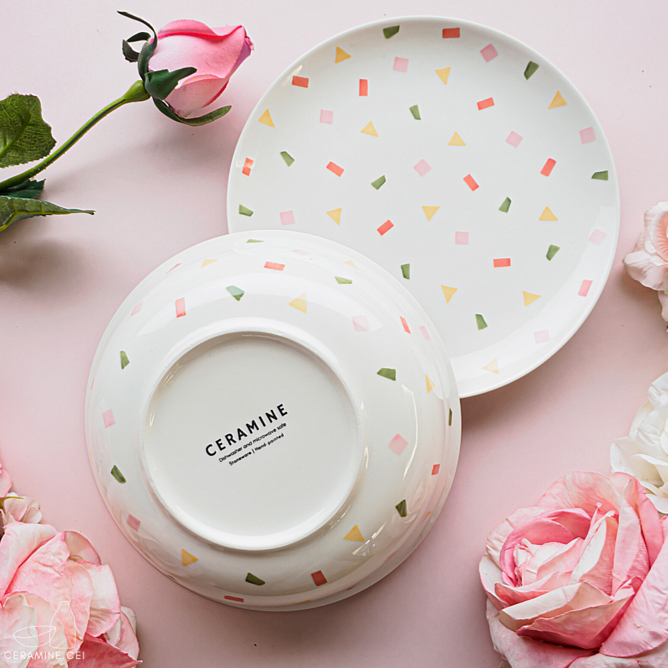 Pinky Party Bowl - ชามเซรามิค