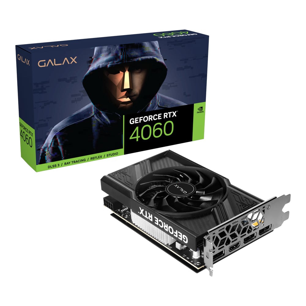 VGA (การ์ดแสดงผล) GALAX GEFORCE RTX 4060 1-CLICK OC - 8GB GDDR6