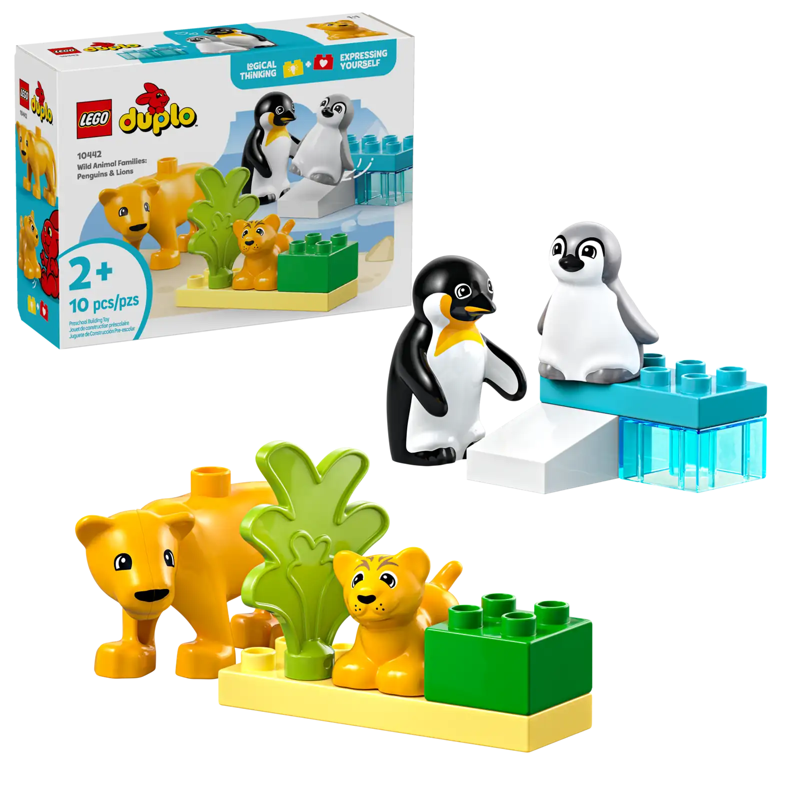 LEGO 10442 Wild Animal Families: Pengui..(สินค้าซื้อแล้วไม่รับเปลี่ยนคืน)