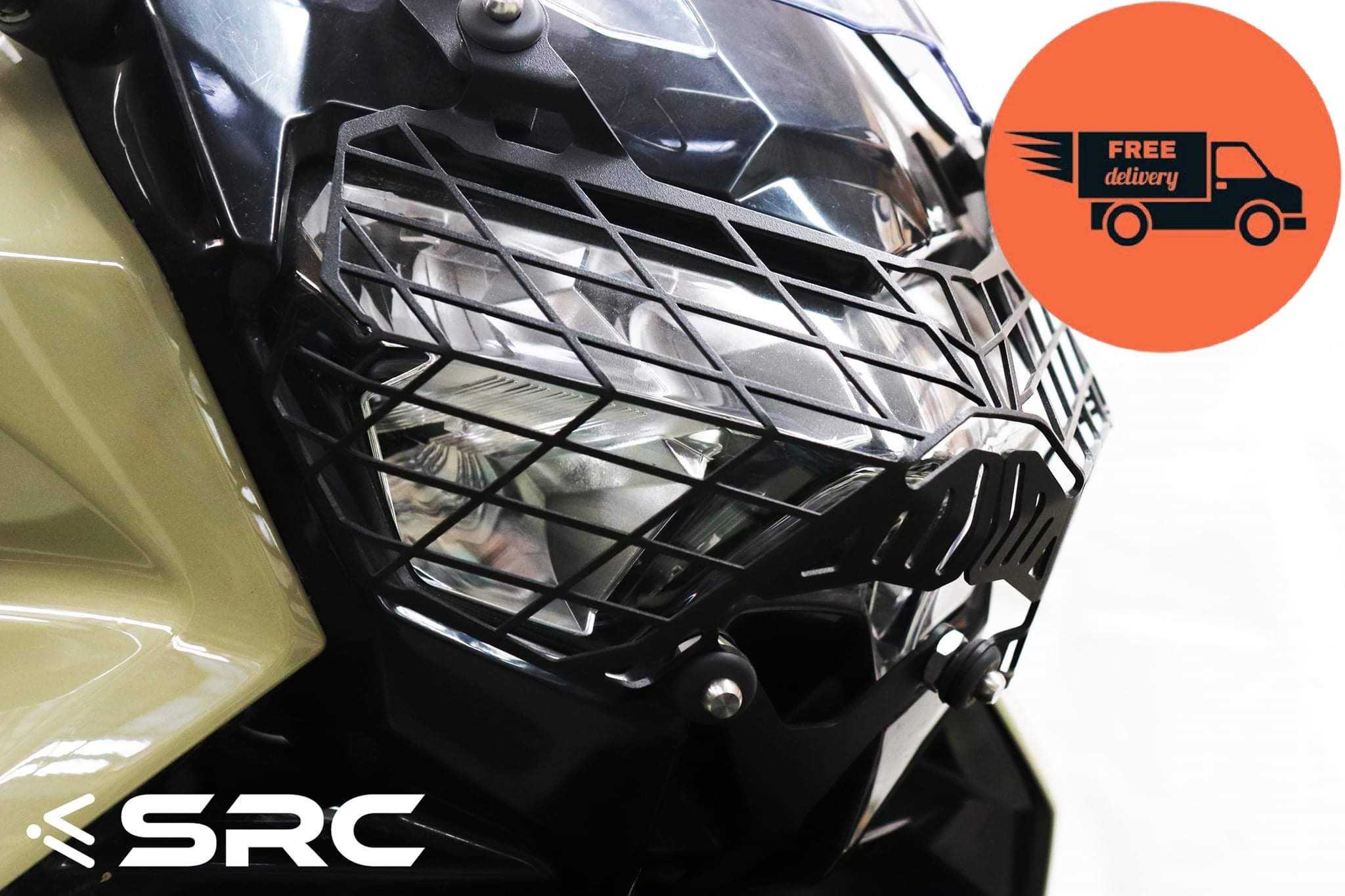 [SRC] การ์ดไฟหน้า (HEAD LIGHT GUARD) สำหรับ KAWASAKI KLR 650(ส่งฟรี)