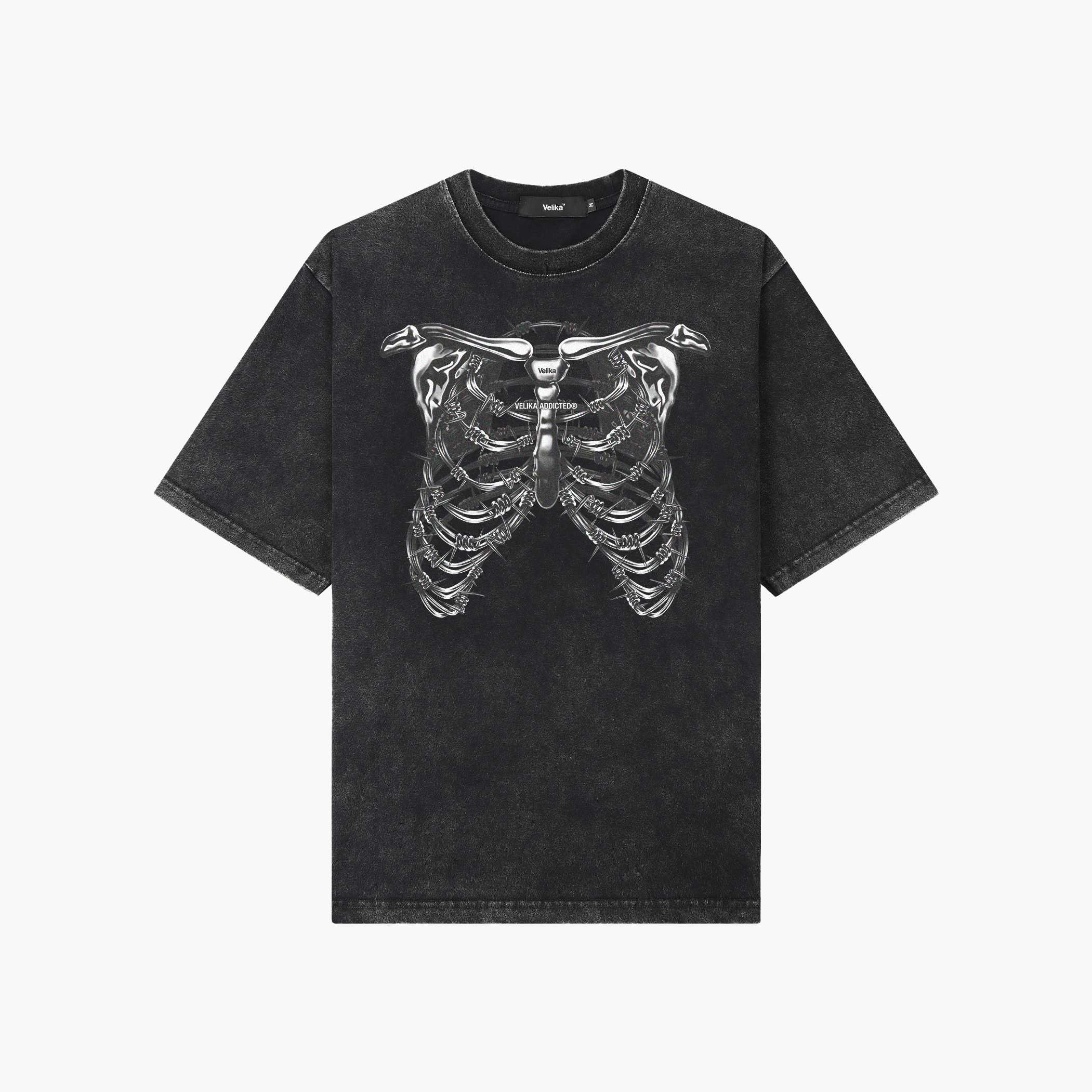 SPIKE Oversize T-Shirt [Black Bleached]