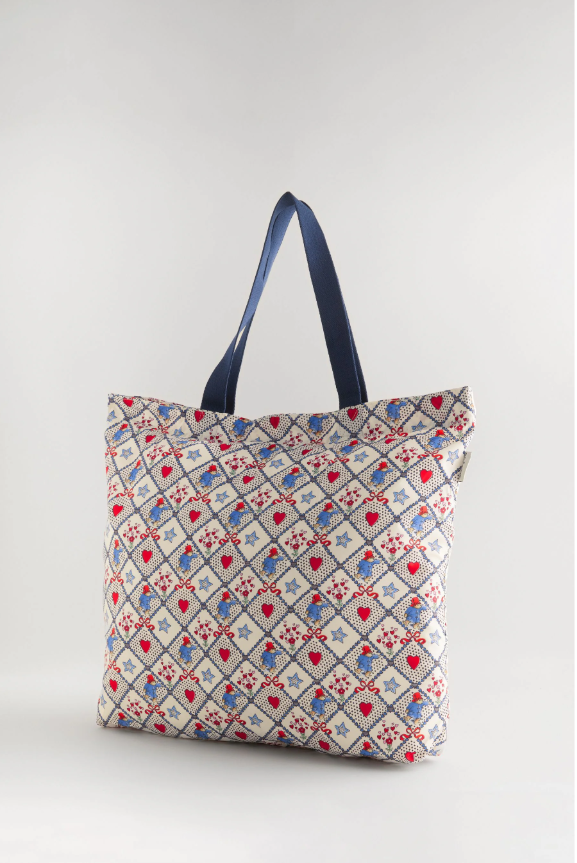 Check Paddington Large Foldaway Tote Bag