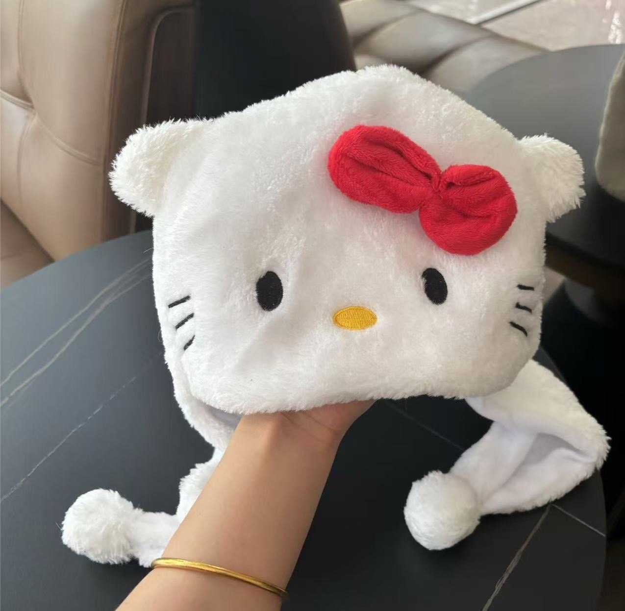 HELLO KITTY HOODIE HAT 