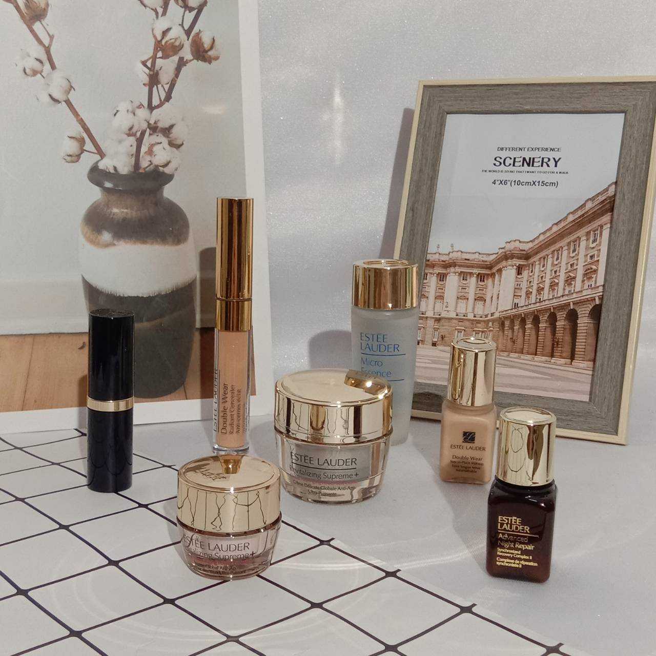 estee lauder set สีทอง 7x1