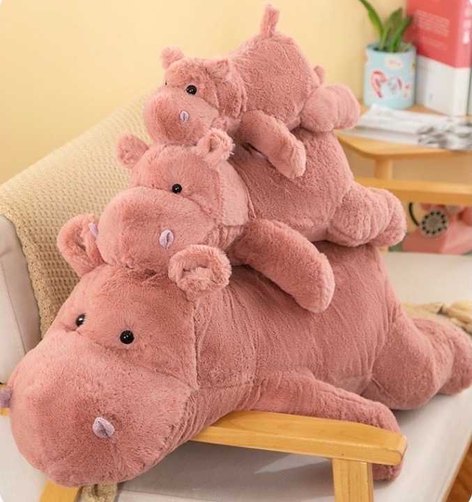 ตุ๊กตาฮิปโป (น้องหมูเด้ง) 35-85cm.