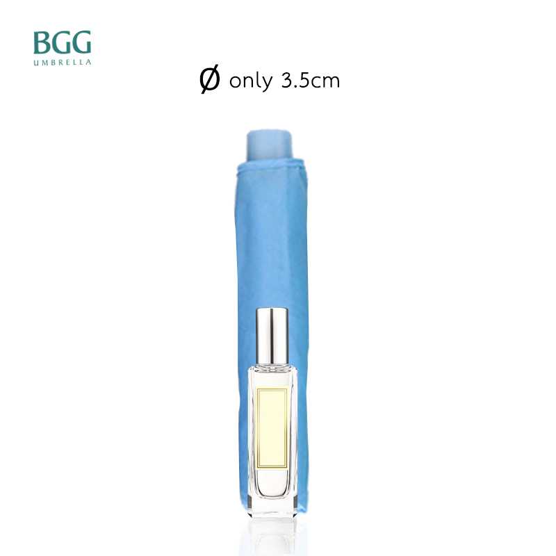 Skinny Ø3.5cm Hyper Water Repellence Folding Umbrella ร่มพับØ3.5ซม.คันผอมเพรียวกันน้ำซึม (FM1087)