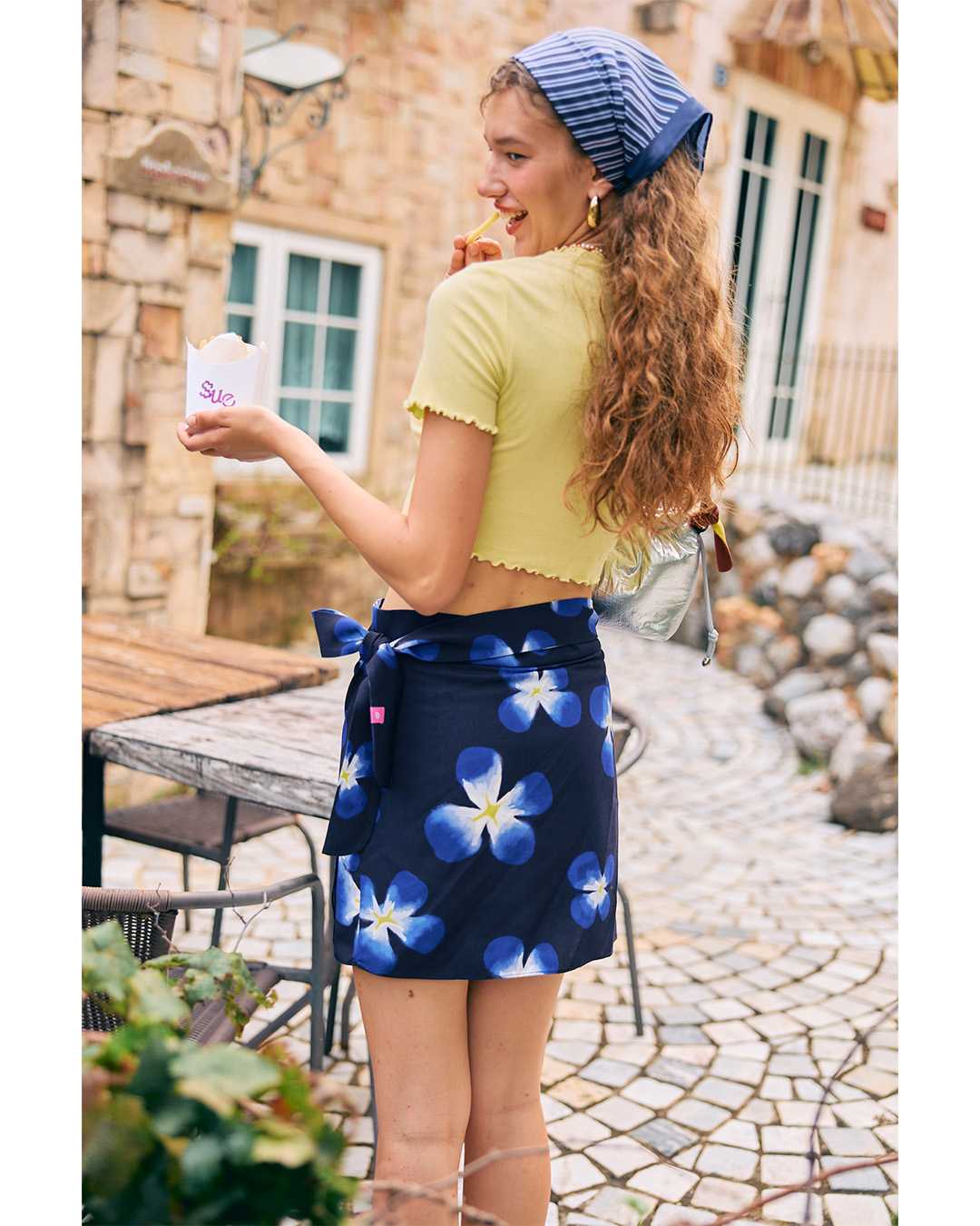 'Shimmer Shimmer' Mini Wrap Skirt