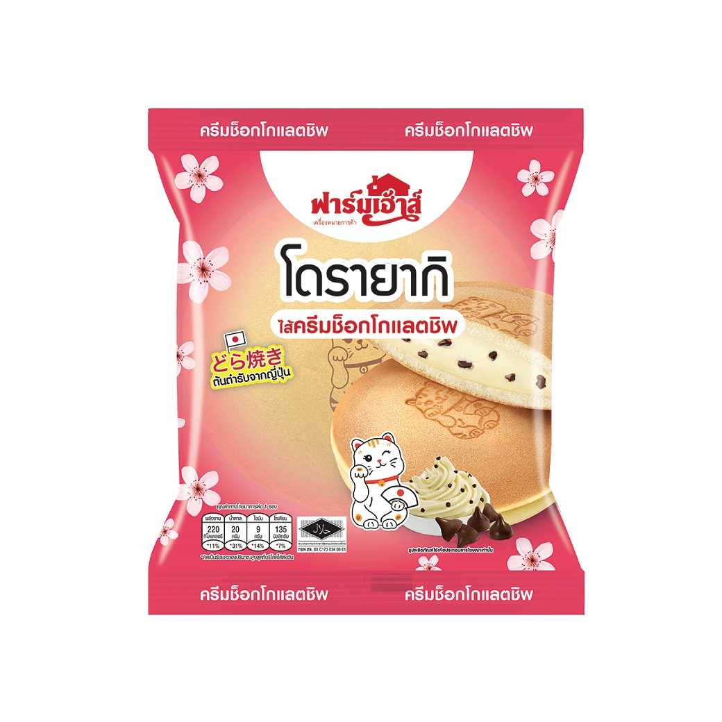 โดรายากิไส้ครีมช็อกโกแล็ตชิพ รหัส 396083