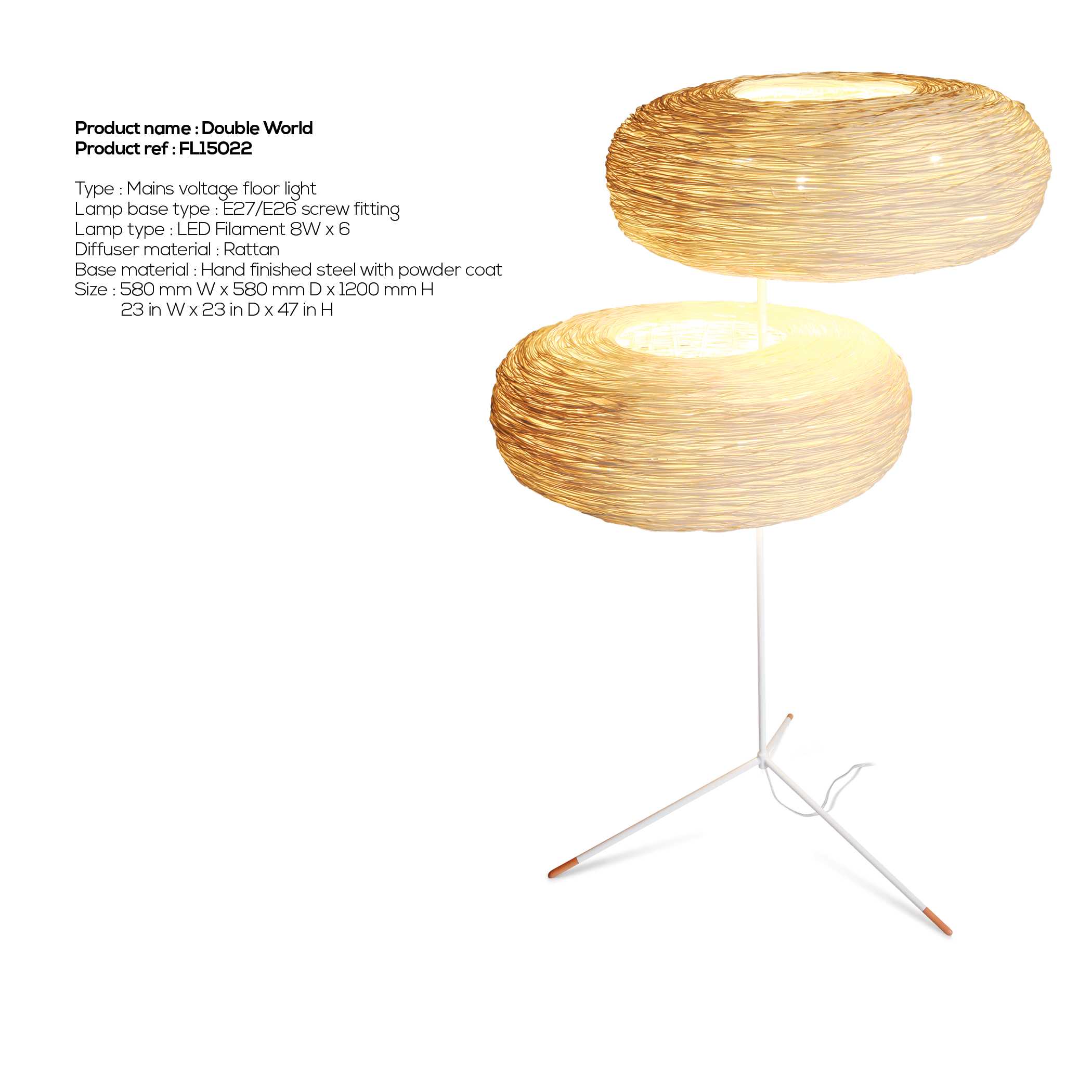 Double World (Floor light)
