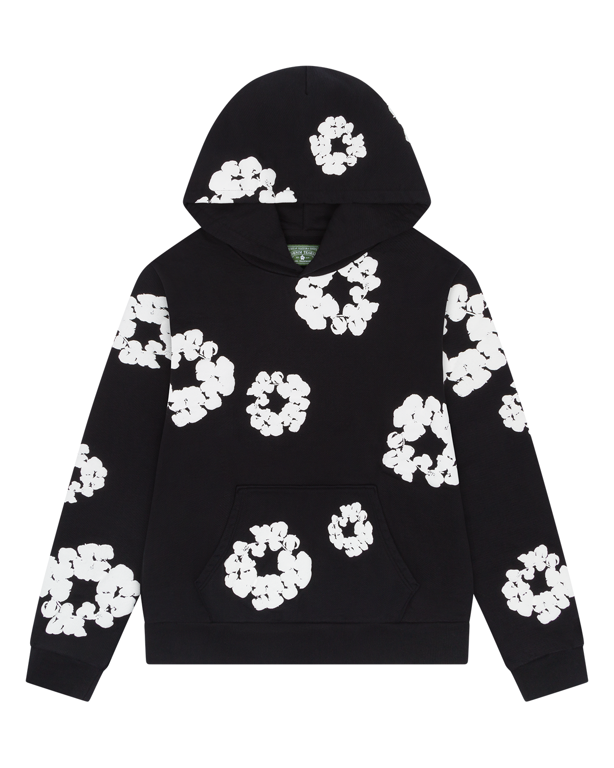 Denim Tear The Cotton Wreath Sweatshirt Black