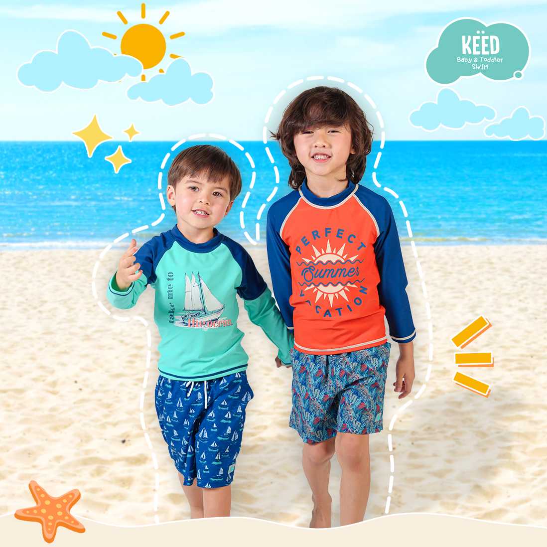 KEED : 🏄🏼เสื้อว่ายน้ำ และ กางเกงชายหาด🏄🏼