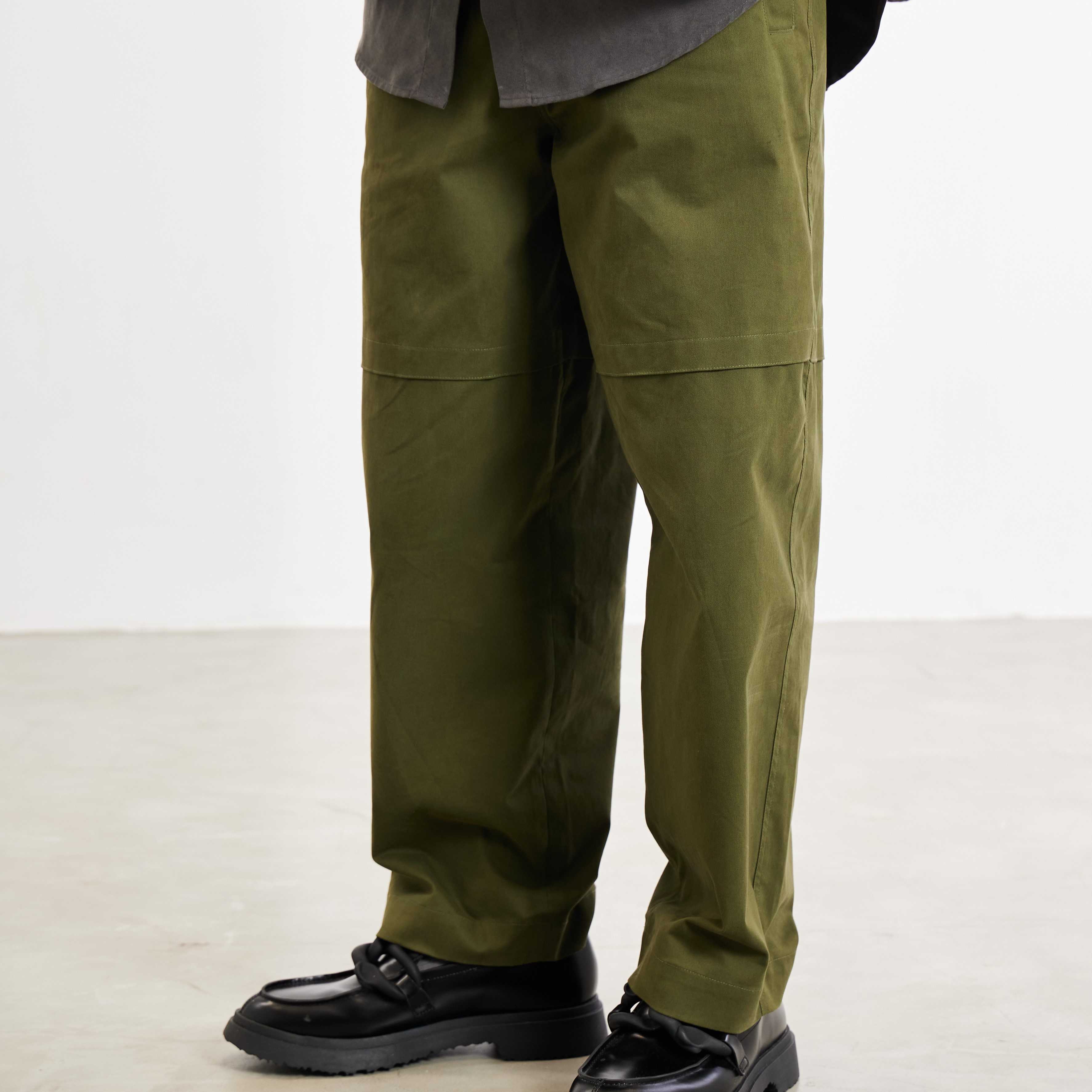 BARREL-LEG PANTS