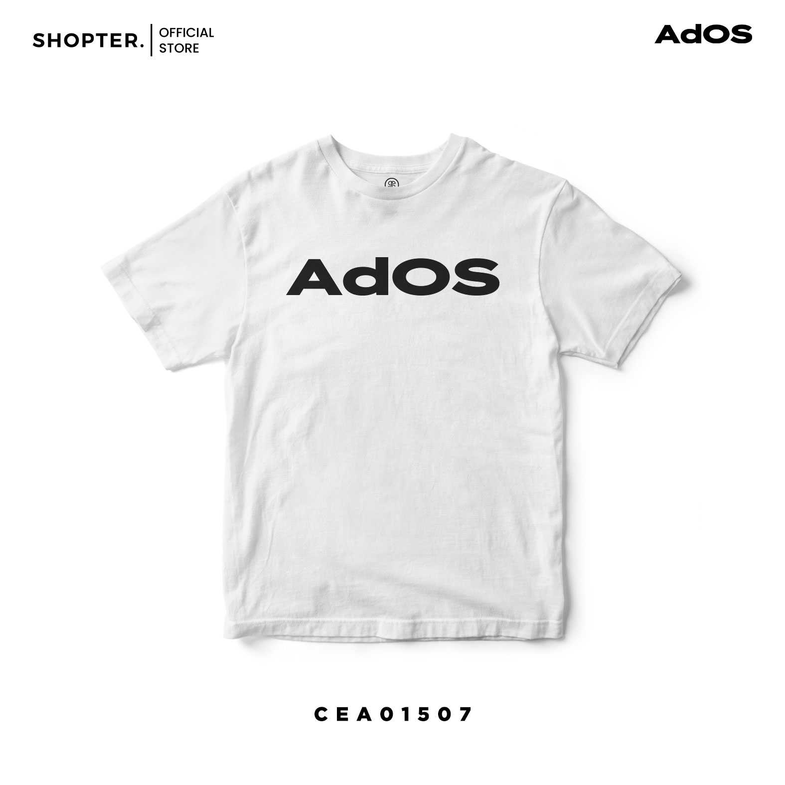 เสื้อยืด พิมพ์ลาย AdOS LOGO รหัส CEA01507-CEA01508 #AdOS