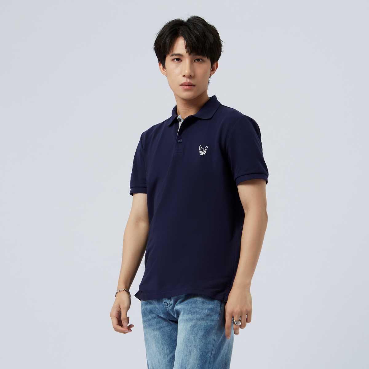 เสื้อโปโลลายเฟรนช์ชี่ | Frenchie Polo Shirt | 03977