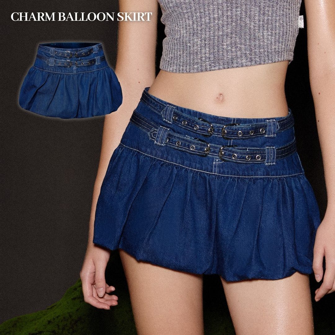 Merge Official - Charm Balloon Skirt (พร้อมส่ง)