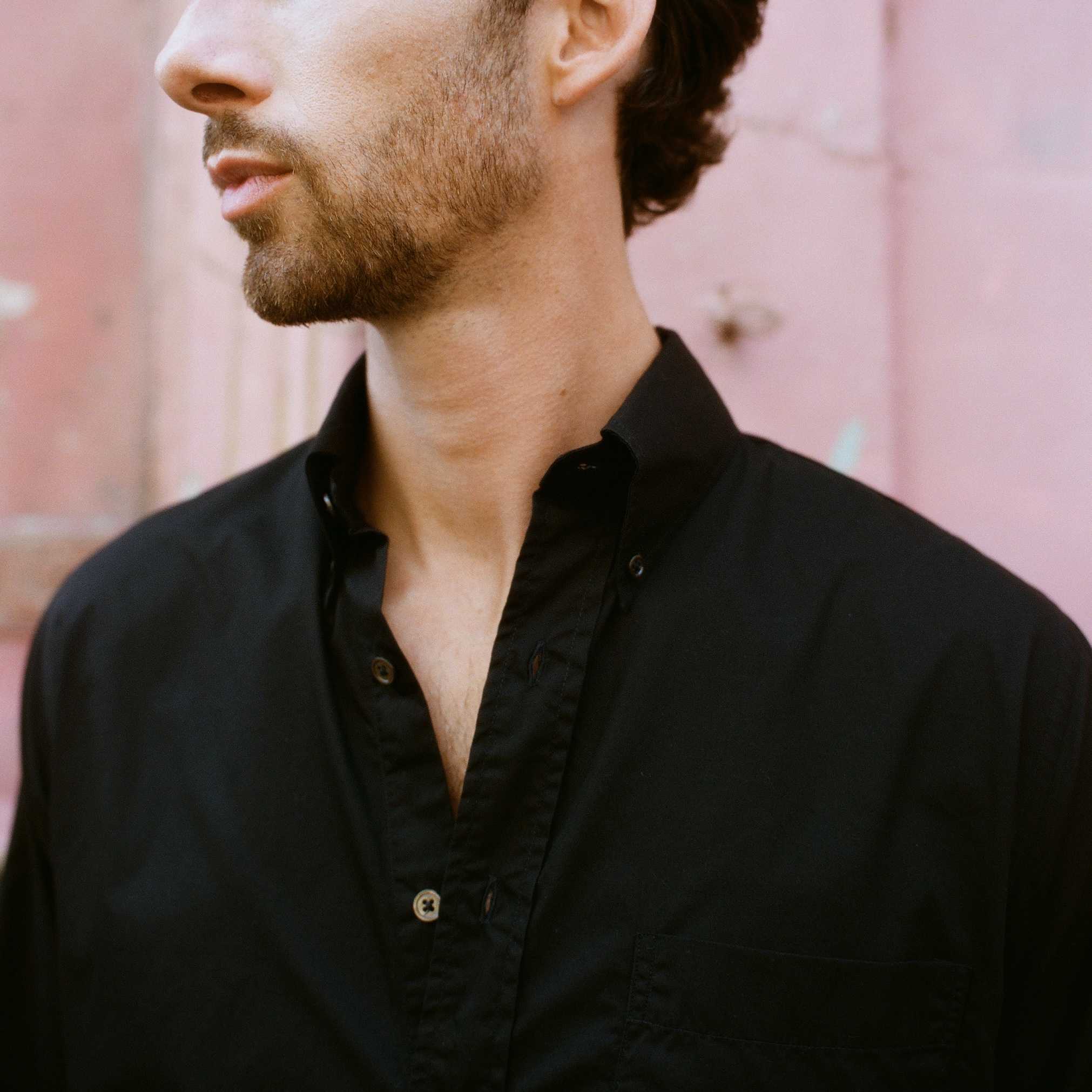 DELON BD loose shirt - Black