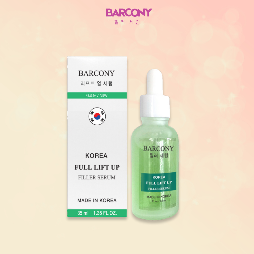 Barcony Korea Serum เซรั่มสีเขียว เซรั่มฟิลเลอร์ เซรั่มเกาหลี แก้สิว ผดผื่นแดง ผิวแพ้ง่าย 35 ml.