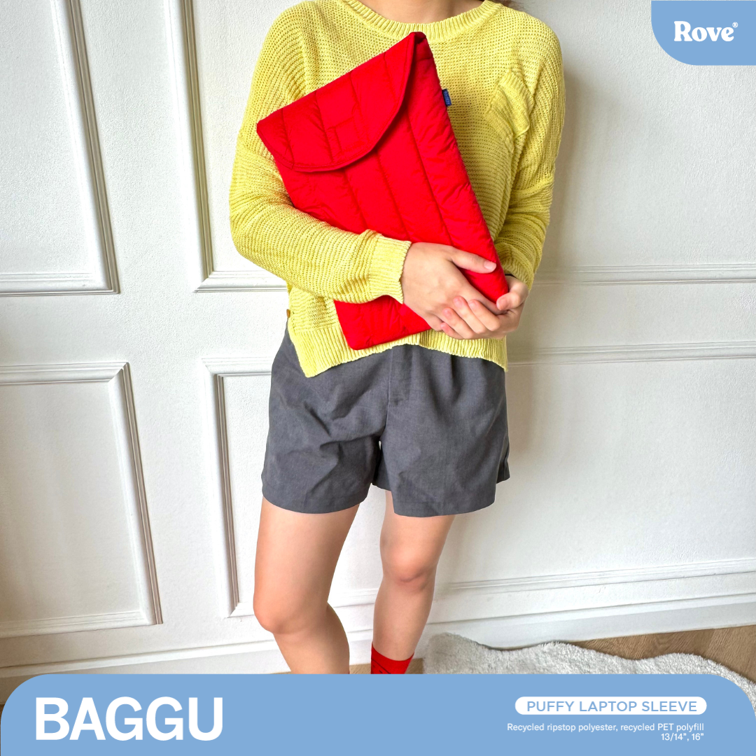 BAGGU Puffy Laptop Sleeve 13/14 Candy Apple