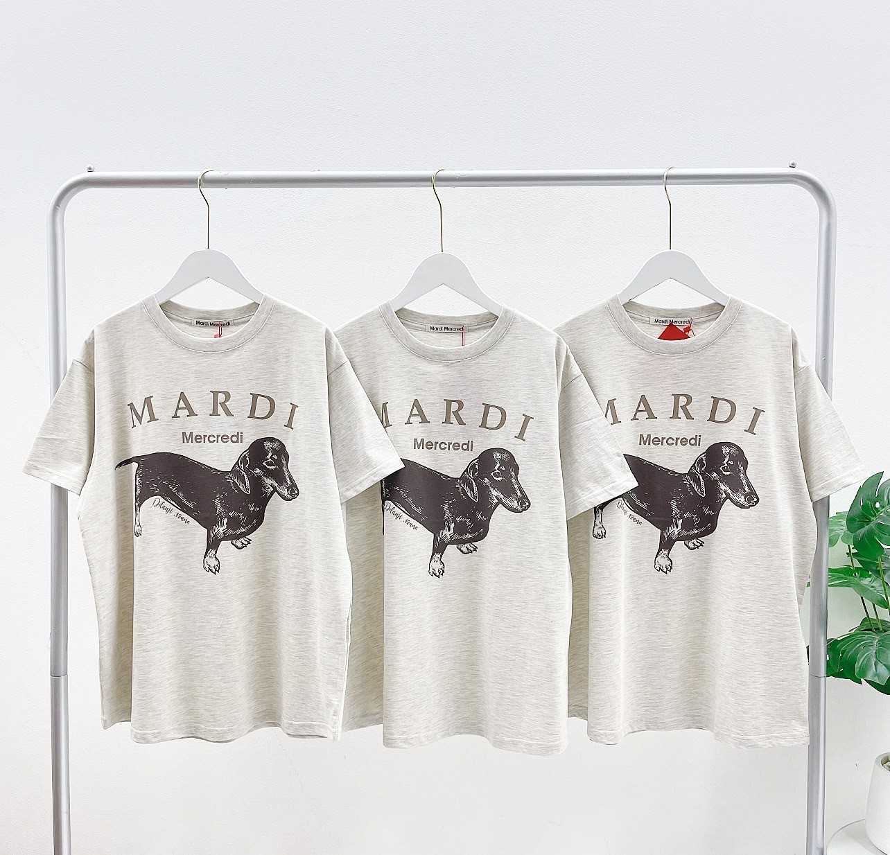 Mardi Ddanji Tshirt (Oatmeal/Taupe)