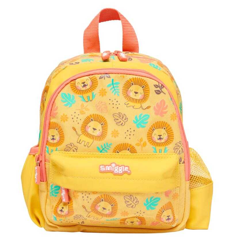 กระเป๋านักเรียนSmiggle กระเป๋า ลายสิงโต  ขนาด 10 นิ้ว ของแท้ พร้อมส่งในไทย💕✔