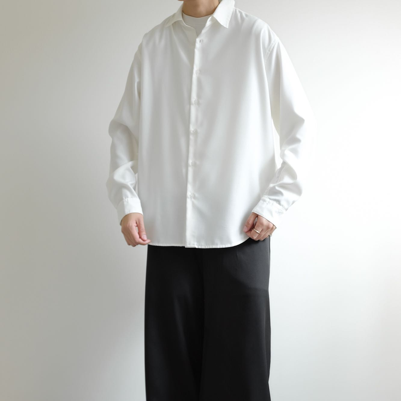 NANO•UNIVERSE  Premium Cotton Oversized Shirts