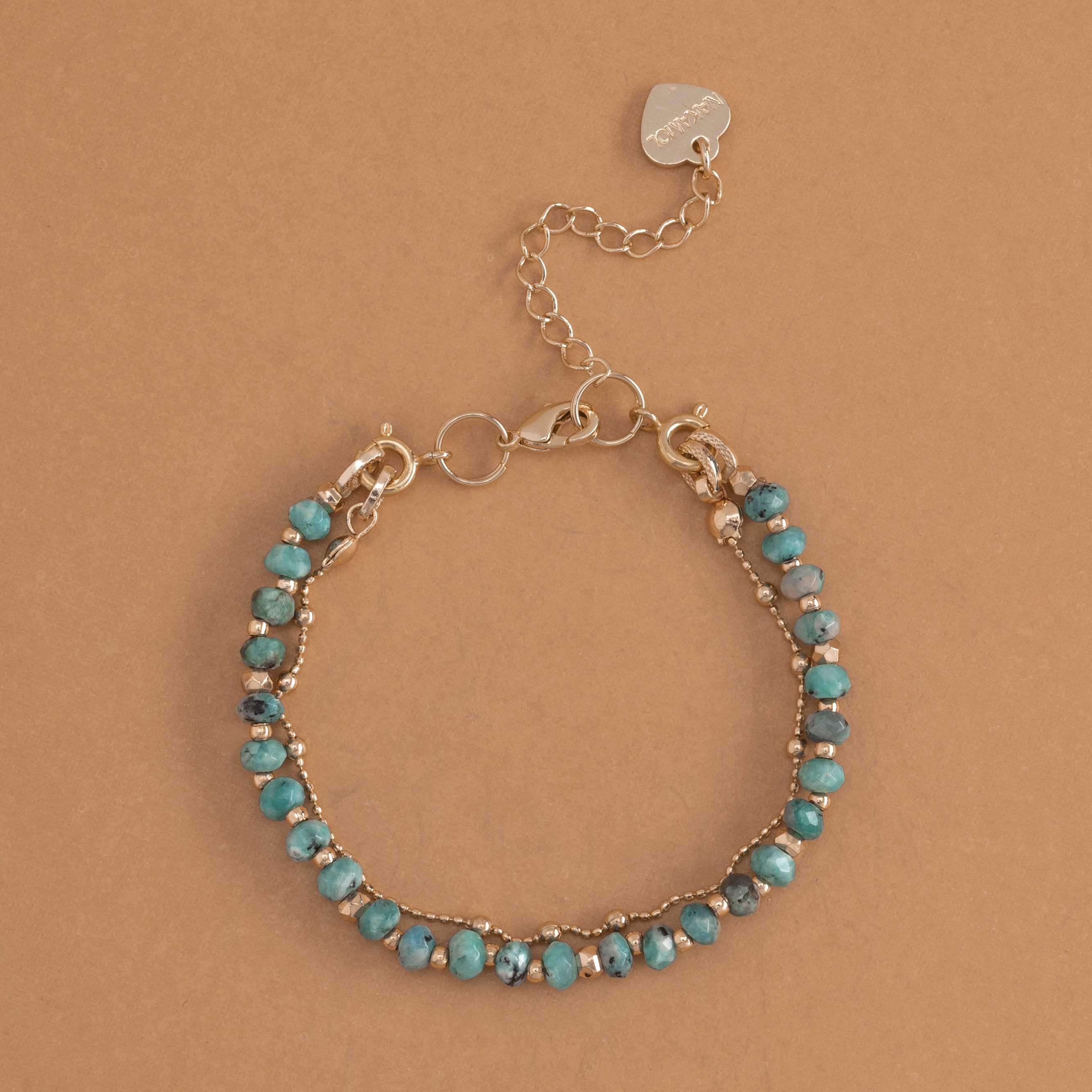 AMAZONITE - LUCKY CHARM BRACELET