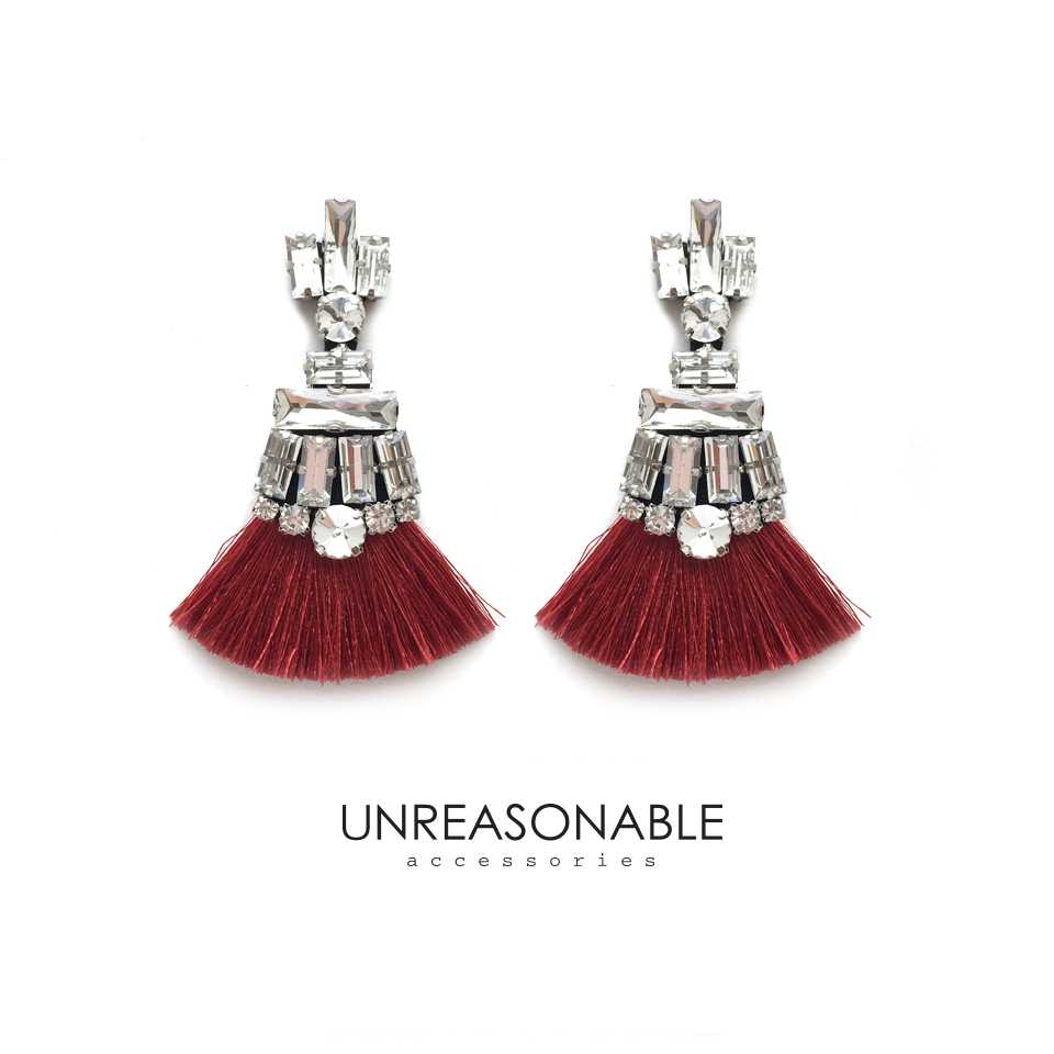 ต่างหูพู่ Tassel Earrings : UA0478-02